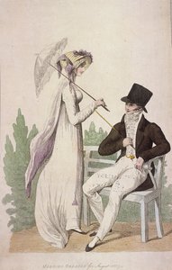 فساتين الصباح لشهر أغسطس 1807