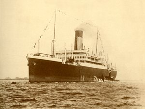 "خط النقل الأطلسي Minnewaska ، 21716 طن" ، c1930. بواسطة دبليو تي مونز