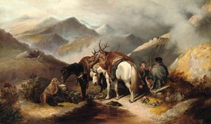 المطاردة في المرتفعات ، 1871 بواسطة WW موريس