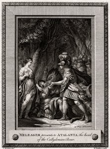 يقدم Meleager إلى Atalanta رأس خنزير Callydonian ، 1774
