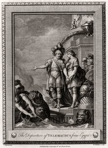 رحيل تيليماكوس من مصر 1775