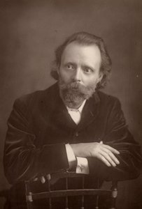 "" (توماس هنري) هول كاين (1853-1931) روائي إنجليزي. رفيق دانتي غابرييل روسيتي في نهاية حياة الأخير (1881-1882) (woodburytype)