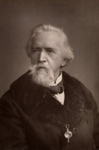 "" جورج جاكوب هوليواك (1817-1906) مصلح اجتماعي وعلماني إنجليزي. آخر شخص في إنجلترا تم سجنه بتهمة الإلحاد (1842). نشط في الحركة التعاونية. (وودبريتيبي)