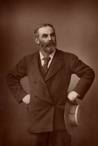 جون بيرنز (1858-1943) سياسي إنكليزي من حزب العمل (اشتراكي). (وودبريتيبي) بواسطة W و D (بعد) داوني
