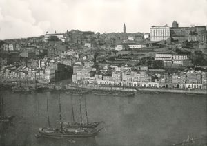بانوراما مدينة Oporto ، البرتغال ، 1895. بواسطة W and S Ltd
