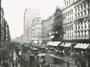شارع ستيت ، شيكاغو ، الولايات المتحدة الأمريكية ، 1895. بواسطة W and S Ltd
