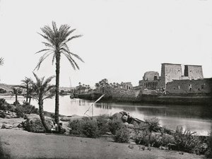 معبد إيزيس ، فيلة ، مصر ، 1895. بواسطة W and S Ltd