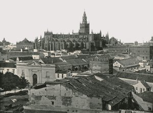 الكاتدرائية ، إشبيلية ، إسبانيا ، 1895. بواسطة W and S Ltd