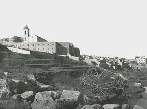 كنيسة المهد ، بيت لحم ، فلسطين ، 1895. بواسطة W and S Ltd