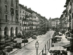 The Market Place ، سرقسطة ، إسبانيا ، 1895. بواسطة W and S Ltd