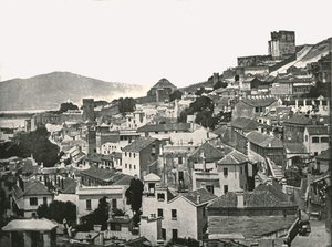 منظر للبلدة ، جبل طارق ، 1895. بواسطة W and S Ltd