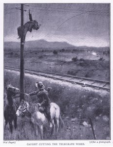 اشتعلت قطع الأسلاك ، التوضيح من بعد بريتوريا: حرب العصابات ، 1902 بواسطة الحوت باجيت