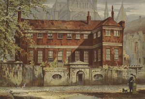 بيت Ashburnham ، دين يارد ، وستمنستر (chromolitho) بواسطة والدو سارجينت