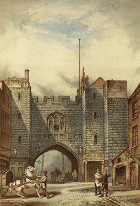 بوابة سانت جون ، كليركينويل (chromolitho) بواسطة والدو سارجينت
