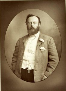 صورة لروبرت بوكانان (1841-1901) (صورة بالأبيض والأسود) بواسطة Walery Rzewuski
