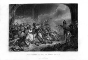 الجهد الأخير وسقوط تيبو سلطان ، 1799 ، منتصف القرن التاسع عشر. بواسطة ووكر