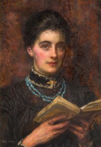 صورة لزوجة الفنان ، 1895-1910. بواسطة والتر تشامبرلين يوريك