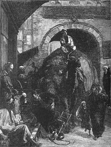 طريق ضيق في القاهرة ، c1882