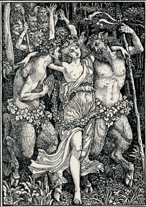 رسم توضيحي لـ Faerie Queene ، c1890 ، 1897 بواسطة والتر كرين