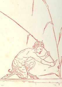تصميم غلاف داخلي لـ "Pan-Pipes" ، كتاب الأغاني القديمة ، مرتب حديثًا ومع المرافقات من Theo. Marzials ، نشر في لندن من قبل جورج روتليدج وأولاده ، 1884 بواسطة والتر كرين