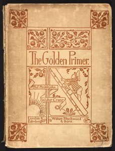الغلاف الداخلي لـ "The Golden Primer". بواسطة والتر كرين