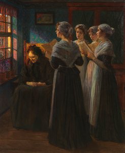 الغناء ، ج. 1890. بواسطة والتر فيرل