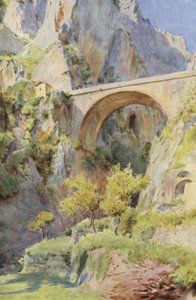 Pont St Louis (colour litho) بواسطة والتر فريدريك روف تندل