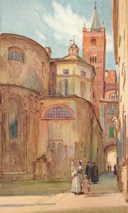 الكنيسة الرومانية في ألبينجا ، c1910 ، 1912 بواسطة والتر فريدريك روف تندل