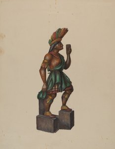 متجر سيجار هندي ، ج. 1936. بواسطة والتر هوشستراسر