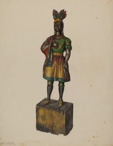 متجر سيجار هندي ، ج. 1936.