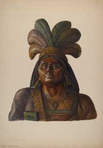 متجر سيجار هندي ، ج. 1937. بواسطة والتر هوشستراسر