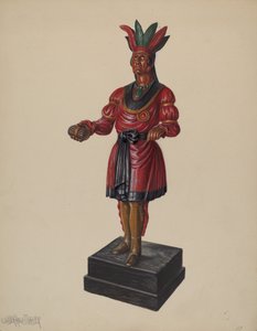 متجر سيجار هندي ، ج. 1937.