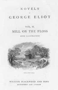 صفحة العنوان من The Mill on the Floss لجورج إليوت ، c1880 بواسطة والتر جيمس ألين