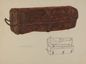 حقيبة بريد جلدية ، ج. 1938.