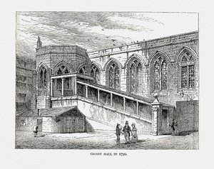 قاعة كروسبي عام 1790 ، 1878 بواسطة والتر ثورنبيري