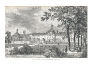 مستشفى بيت لحم القديمة. مورفيلدز حوالي 1750 ، 1878 بواسطة والتر ثورنبيري