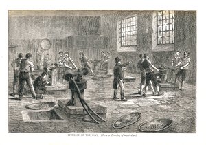 داخل النعناع من رسم حوالي 1800 ، 1878 بواسطة والتر ثورنبيري