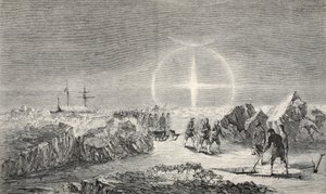 جنازة على الجليد ، تأثير باراسلينا (الأقمار الصناعية) 1859