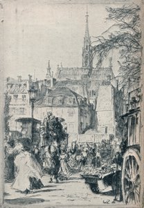 مكان القديس ميشيل ، باريس ، c1913 بواسطة والتر تسايسينج
