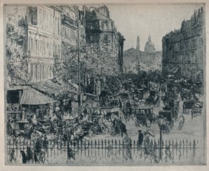 Rue Royale ، باريس ، c1913 بواسطة والتر تسايسينج