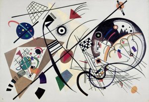 شرطة صلبة بواسطة Wassily Kandinsky