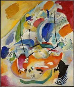 "" الارتجال 31 ، معركة بحرية "معركة بحرية - رسم لفاسيلي كاندينسكي (أو فاسيلي كاندينسكي أو كاندينسكي بواسطة فاسيلي كاندينسكي