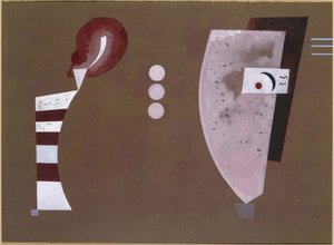 "Mitten Kreise" (وسط الدائرة) - لوحة رسمها Wassily Kandinsky (أو Wassily Kandinski أو Kandinskij بواسطة فاسيلي كاندينسكي