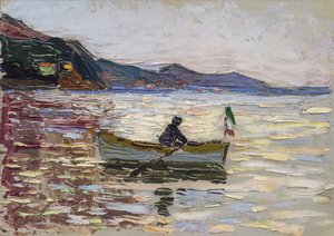 Rapallo. قارب على البحر ، 1906 بواسطة فاسيلي كاندينسكي