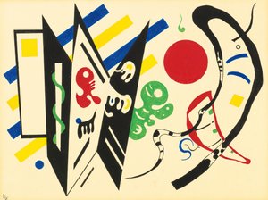 متبادل ، 1935. بواسطة فاسيلي كاندينسكي