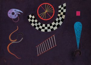 شريط مع مربعات ، بقلم فاسيلي كاندينسكي (1866-1944) بواسطة فاسيلي كاندينسكي