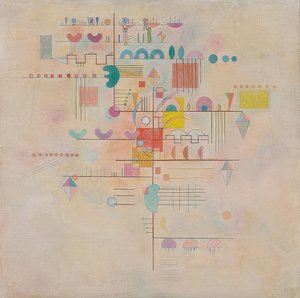 Zarter Aufstieg (صعود رشيق). 1934 بواسطة فاسيلي كاندينسكي