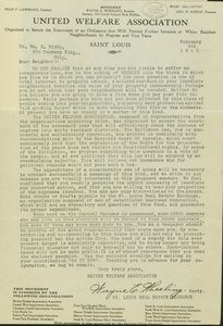 رسالة من واين إي ويلنج ، مؤسسة التعاون المتحدة ، إلى الجار العزيز ، 5 فبراير 1915 بواسطة واين إي ويلنج