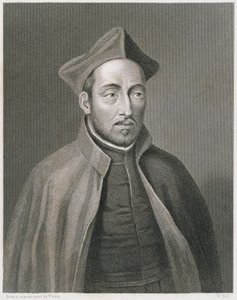 Ignatius de Loyola ، محفور بواسطة W. Holl ، من World Religion ، نشره A. Fullarton & Co. بواسطة ويريكس