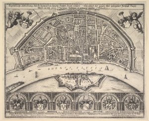 كولونيا و Deutz ، 1635. بواسطة وينسلوس هولار